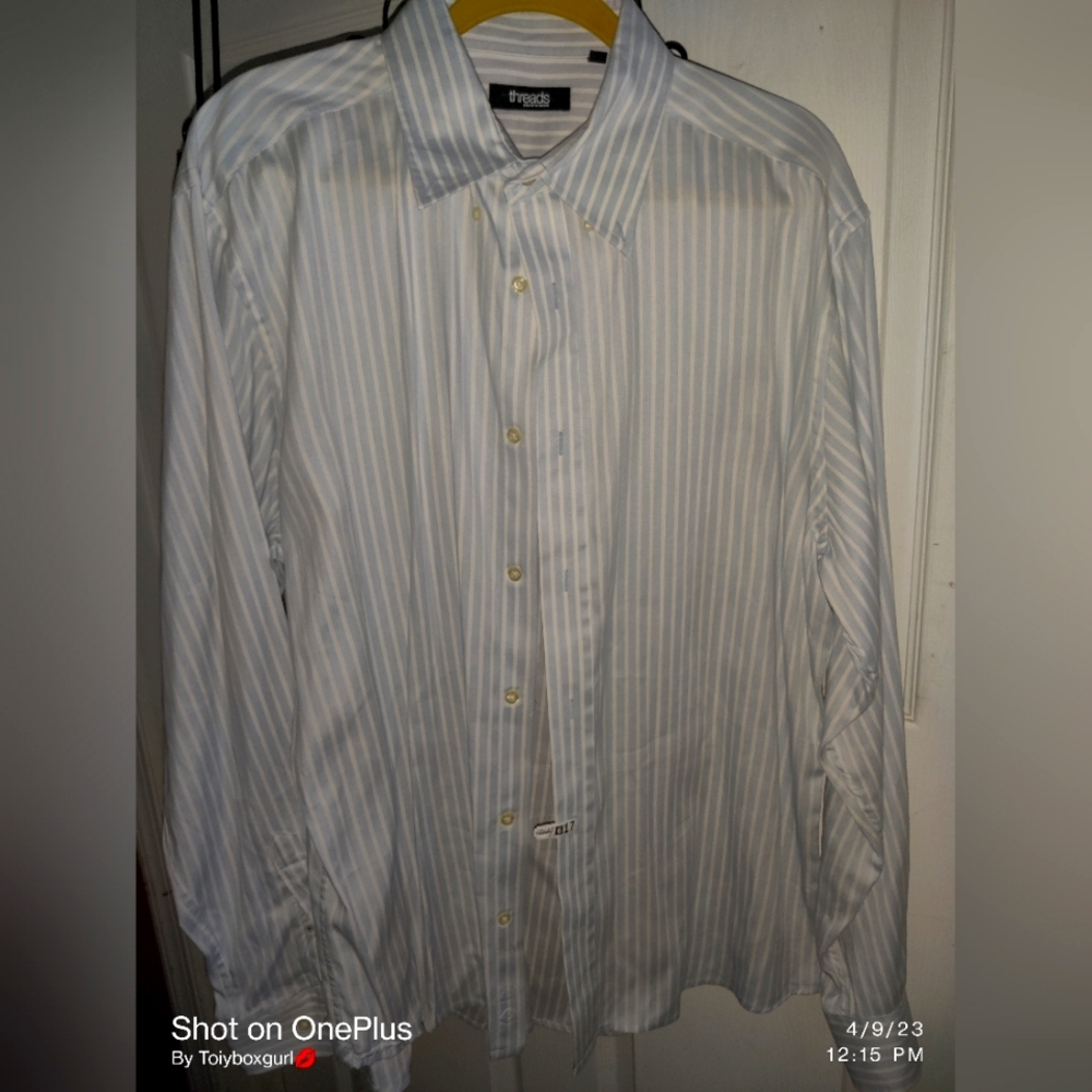 THREADS BY Saks Fifth Ave sz xl blue/white